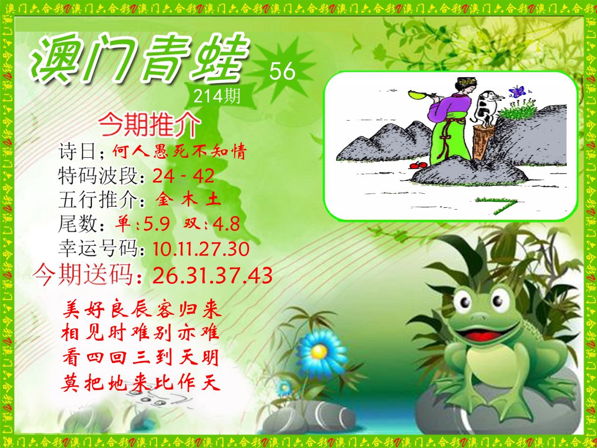 青蛙系列56 第214期