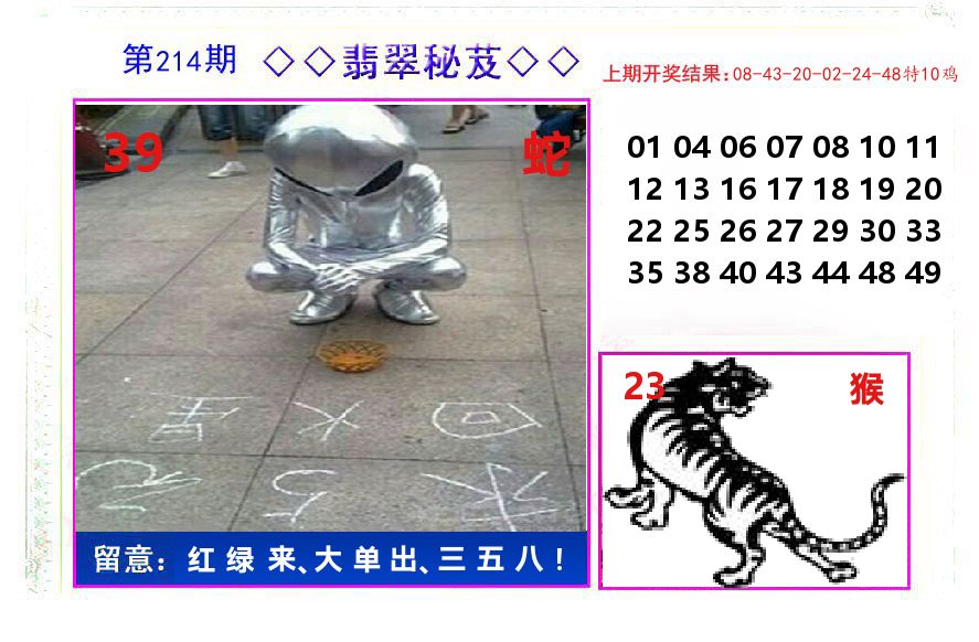 翡翠秘芨 第214期