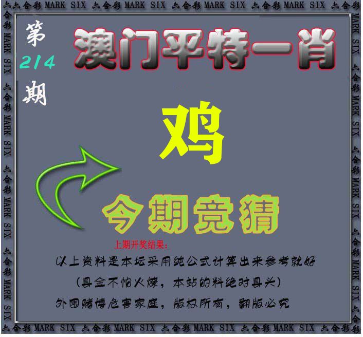今期竞猜 第214期