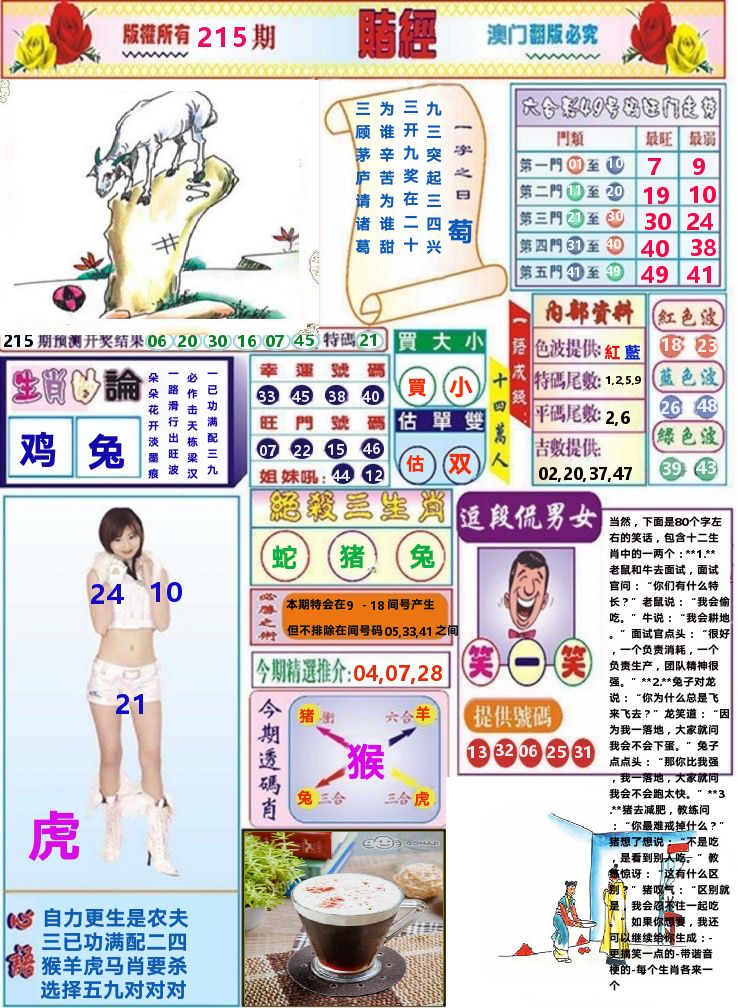 澳门赌经 第215期