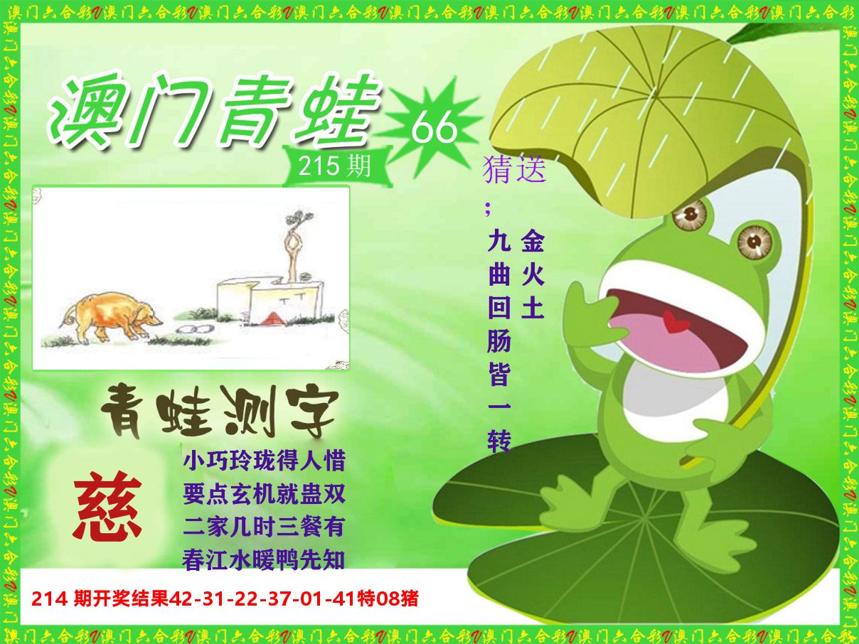 青蛙系列66 第215期