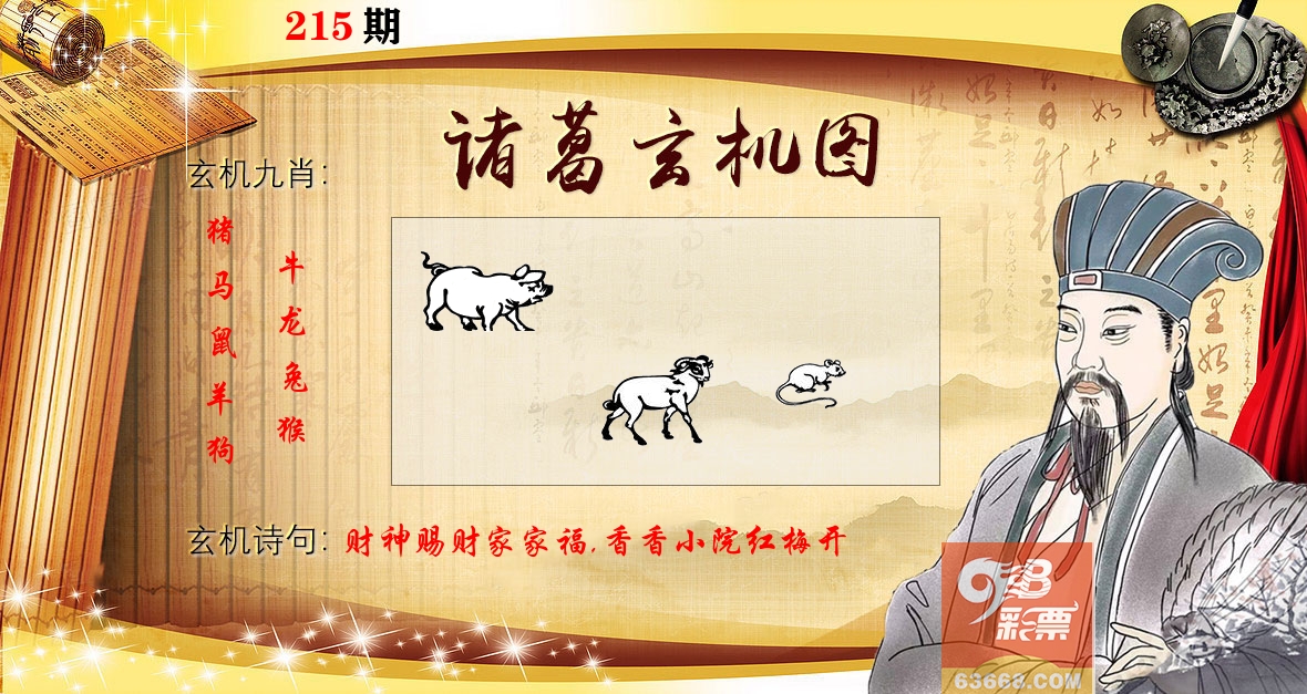 诸葛玄机图 第215期