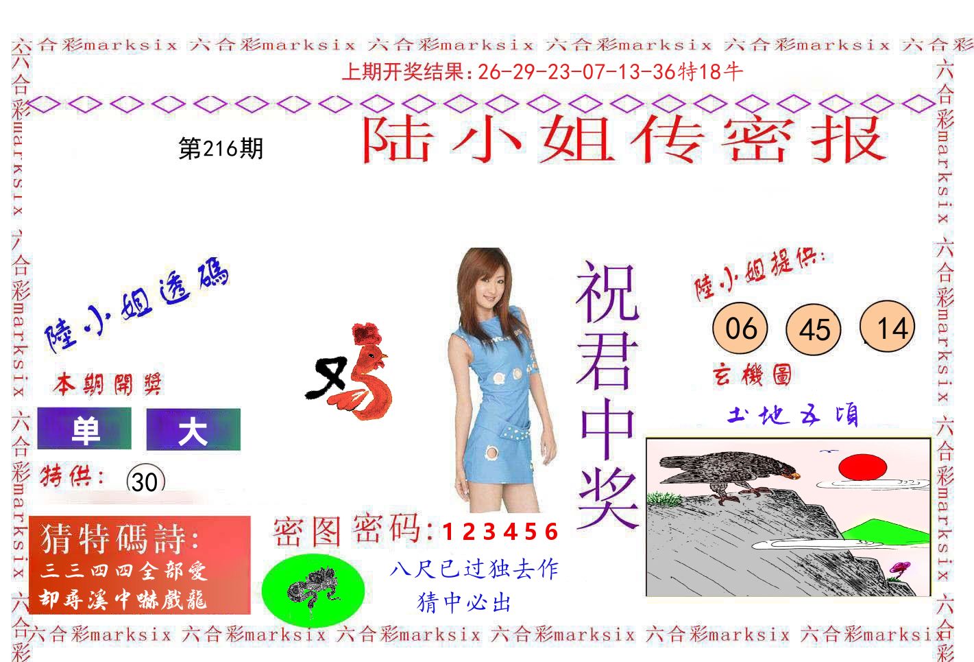 陆小姐密报 第216期