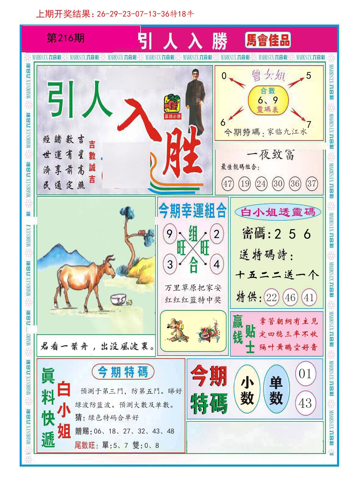 引人入胜 第216期