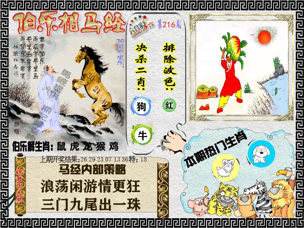 伯乐相马经 第216期