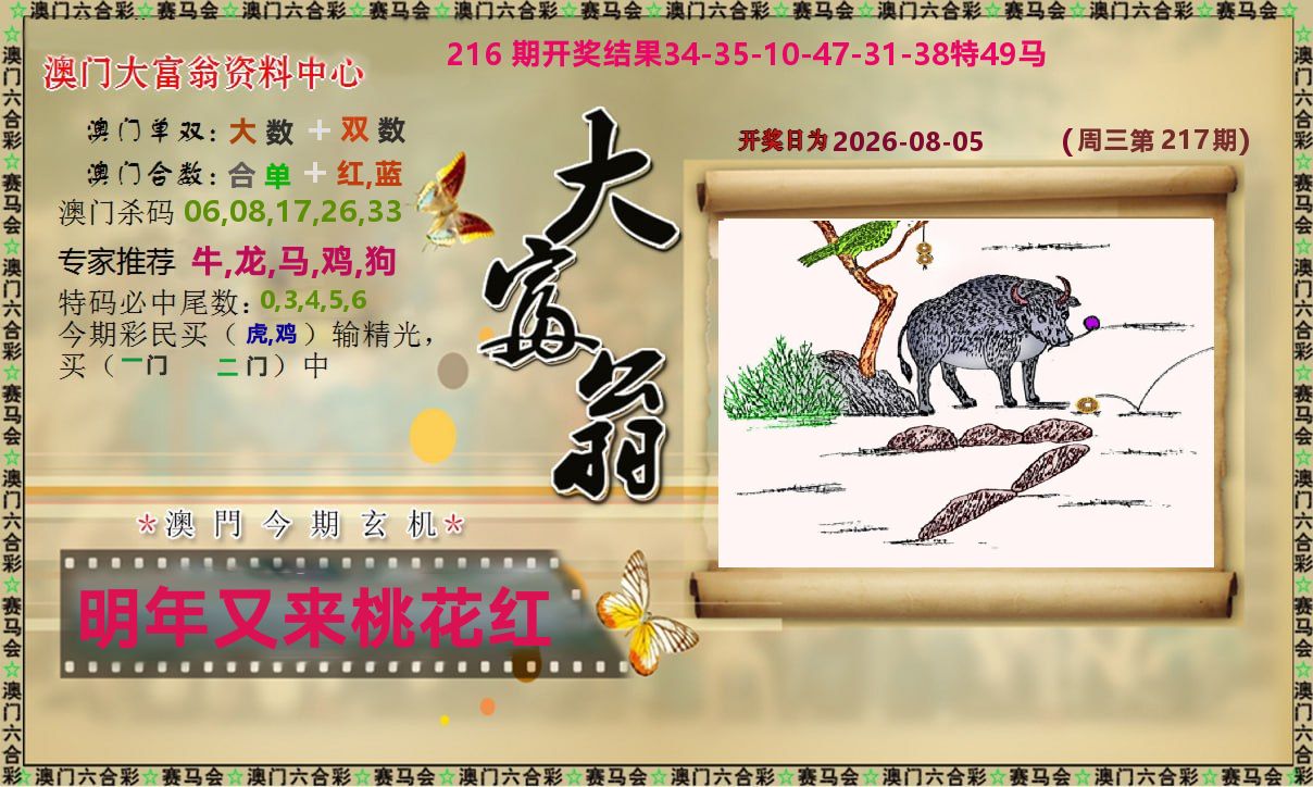 新大富翁 第217期