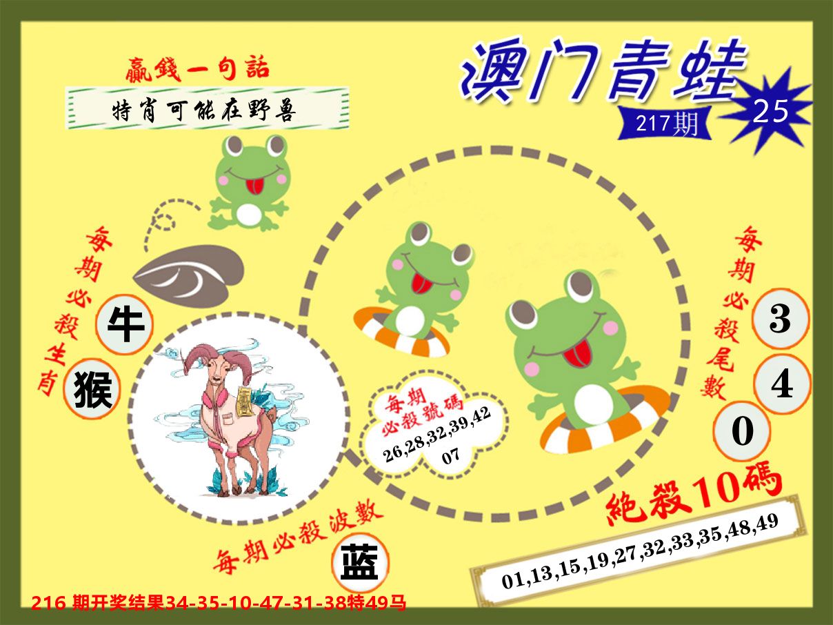 青蛙系列25 第217期