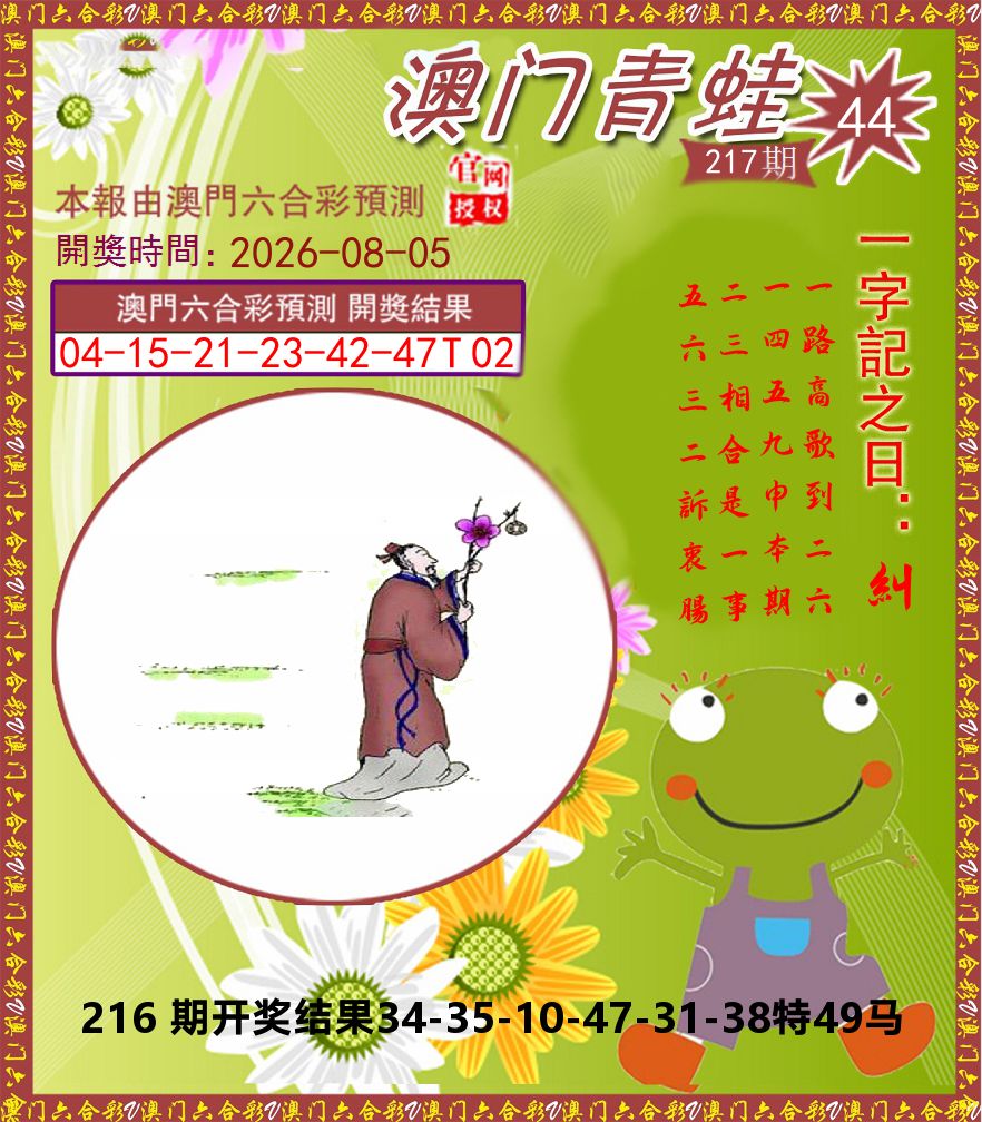 青蛙系列44 第217期