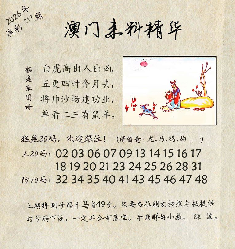 精华来料 第217期