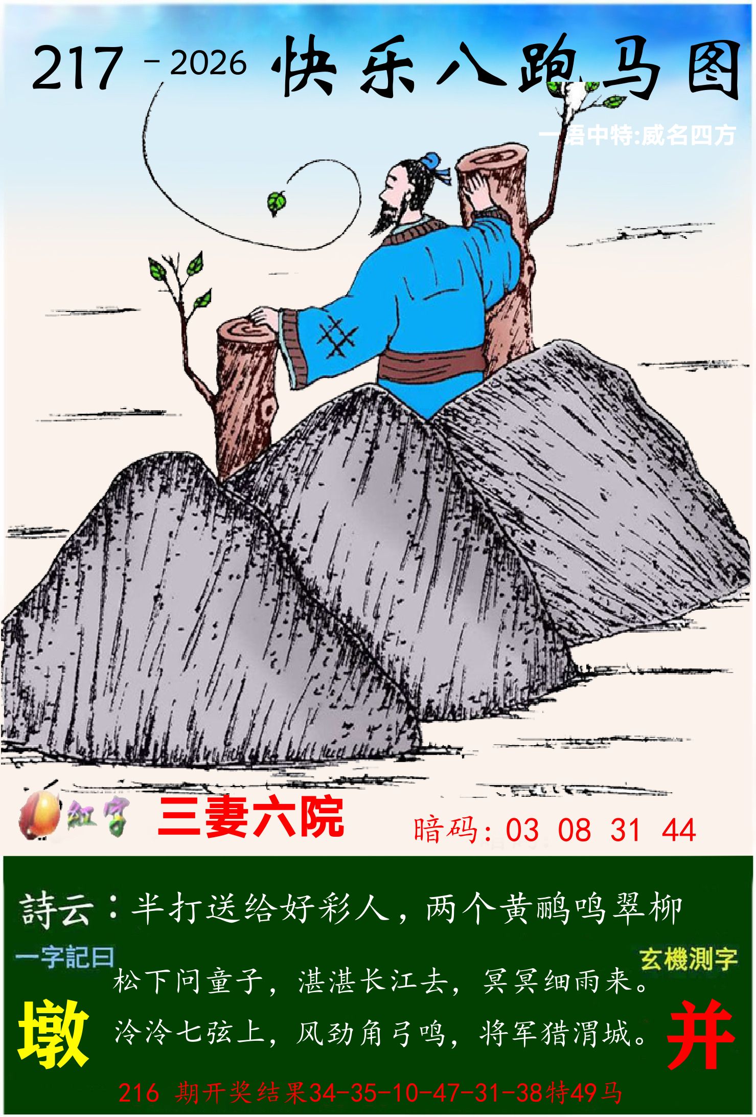 澳门跑马 第217期