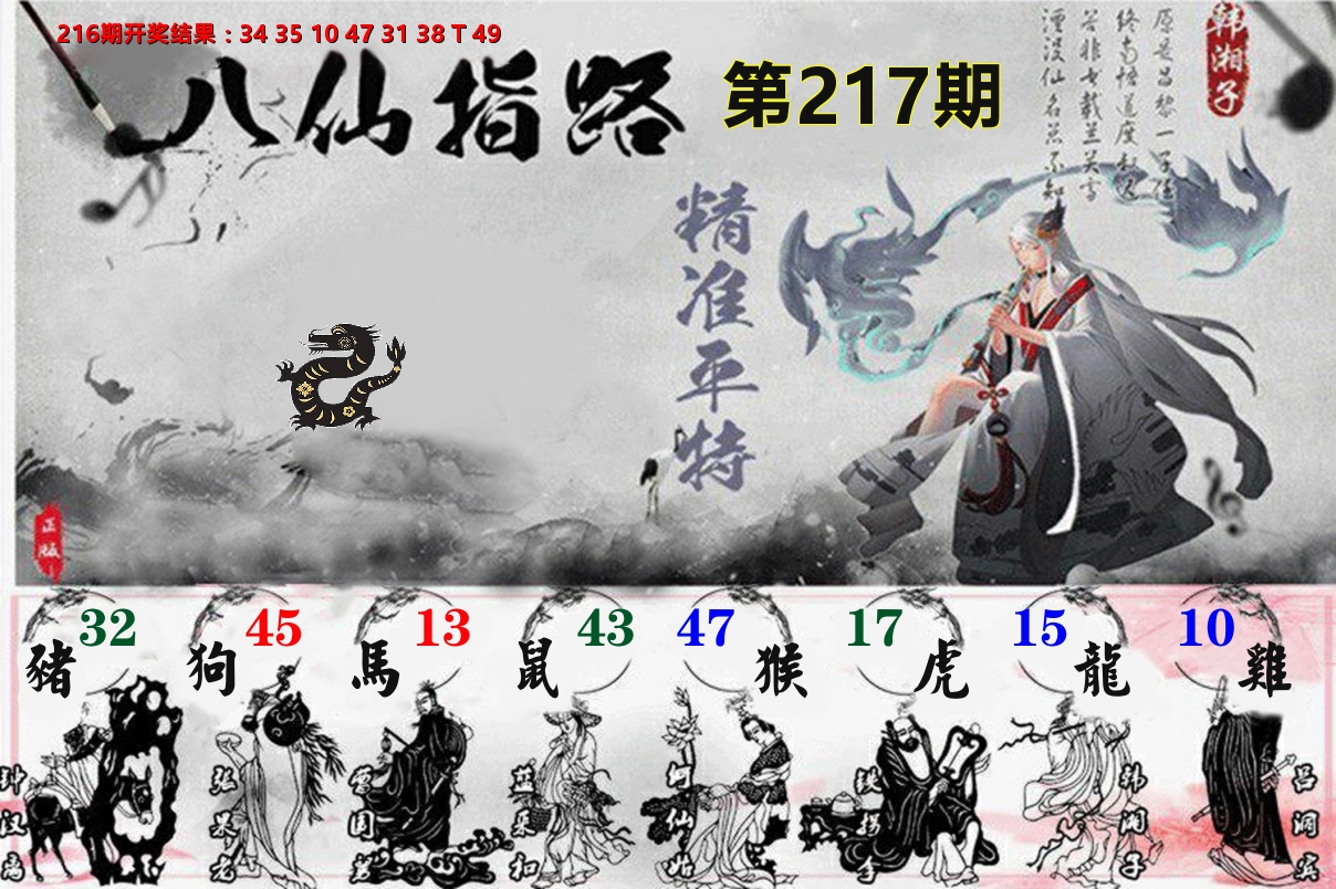 八仙指路 第217期
