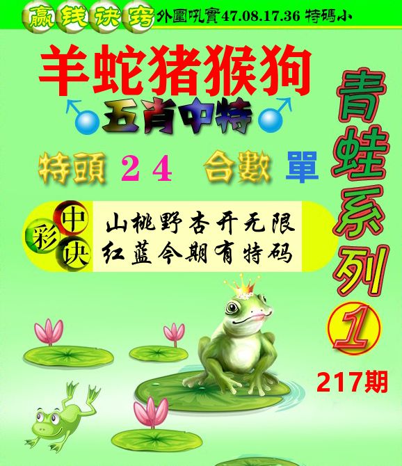 青蛙彩图 第217期