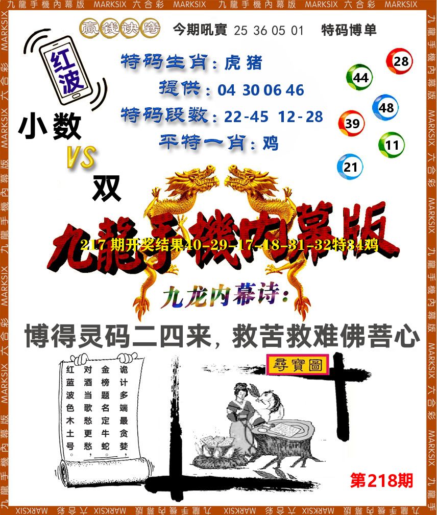 九龙手机内幕 第218期