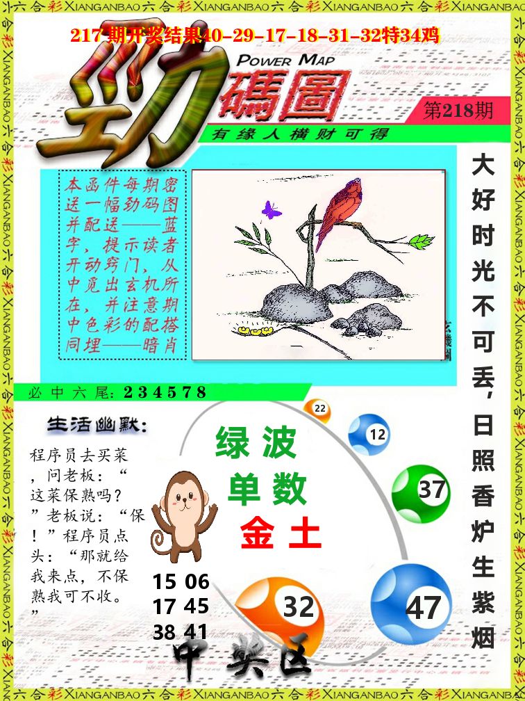 劲码图 第218期