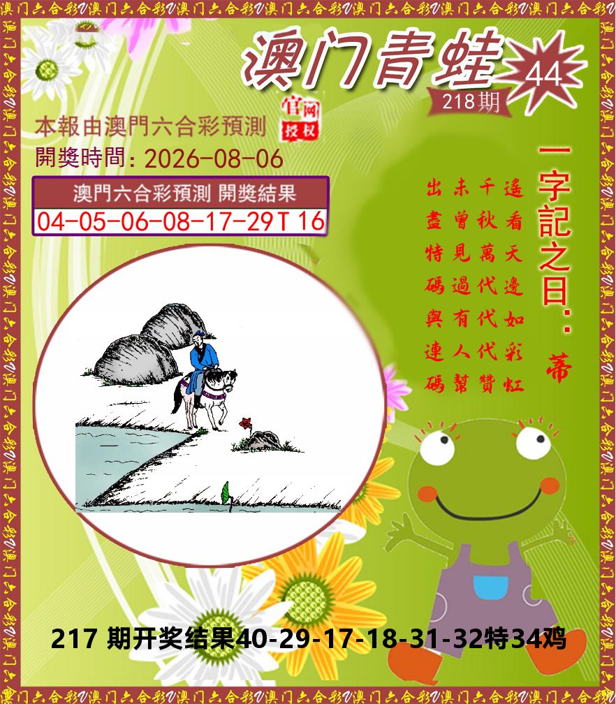 青蛙系列44 第218期