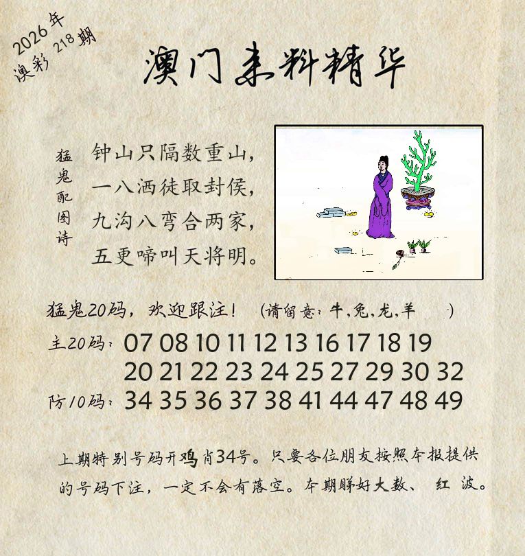 精华来料 第218期