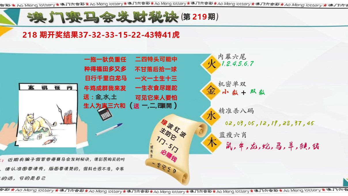 发财秘诀 第219期