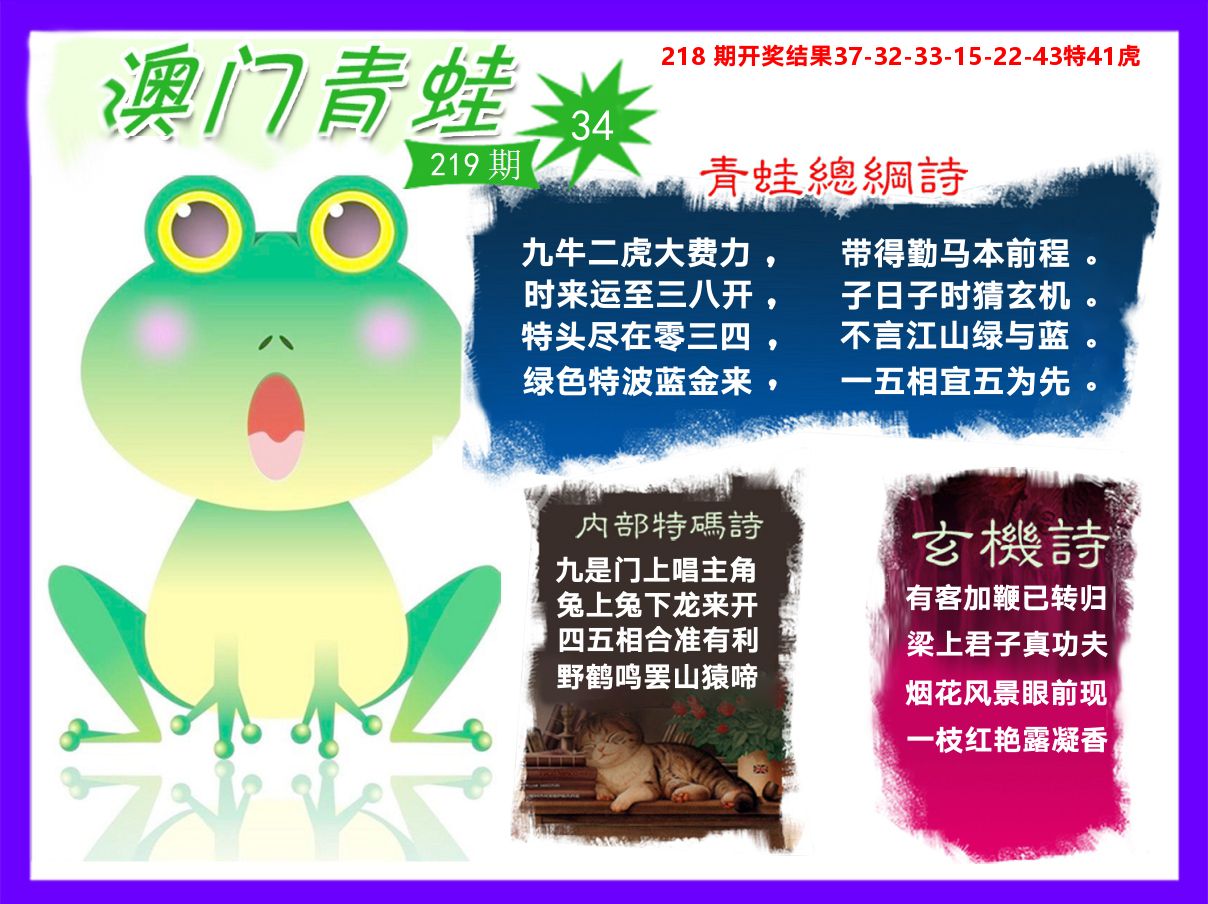 青蛙系列34 第219期