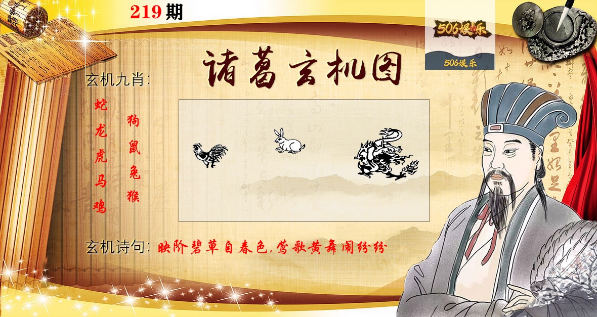 诸葛玄机图 第219期