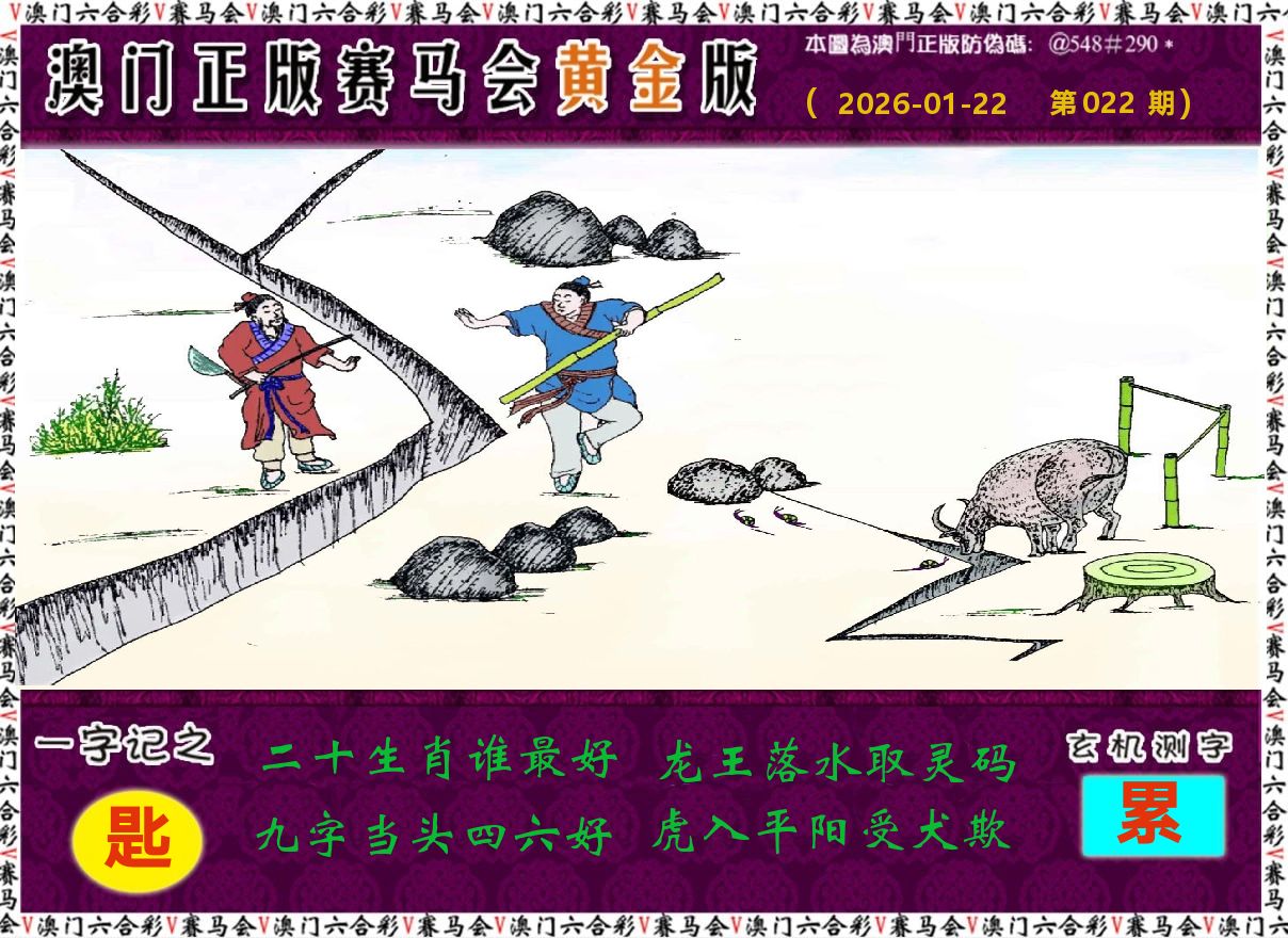 赛马会黄金版 第22期