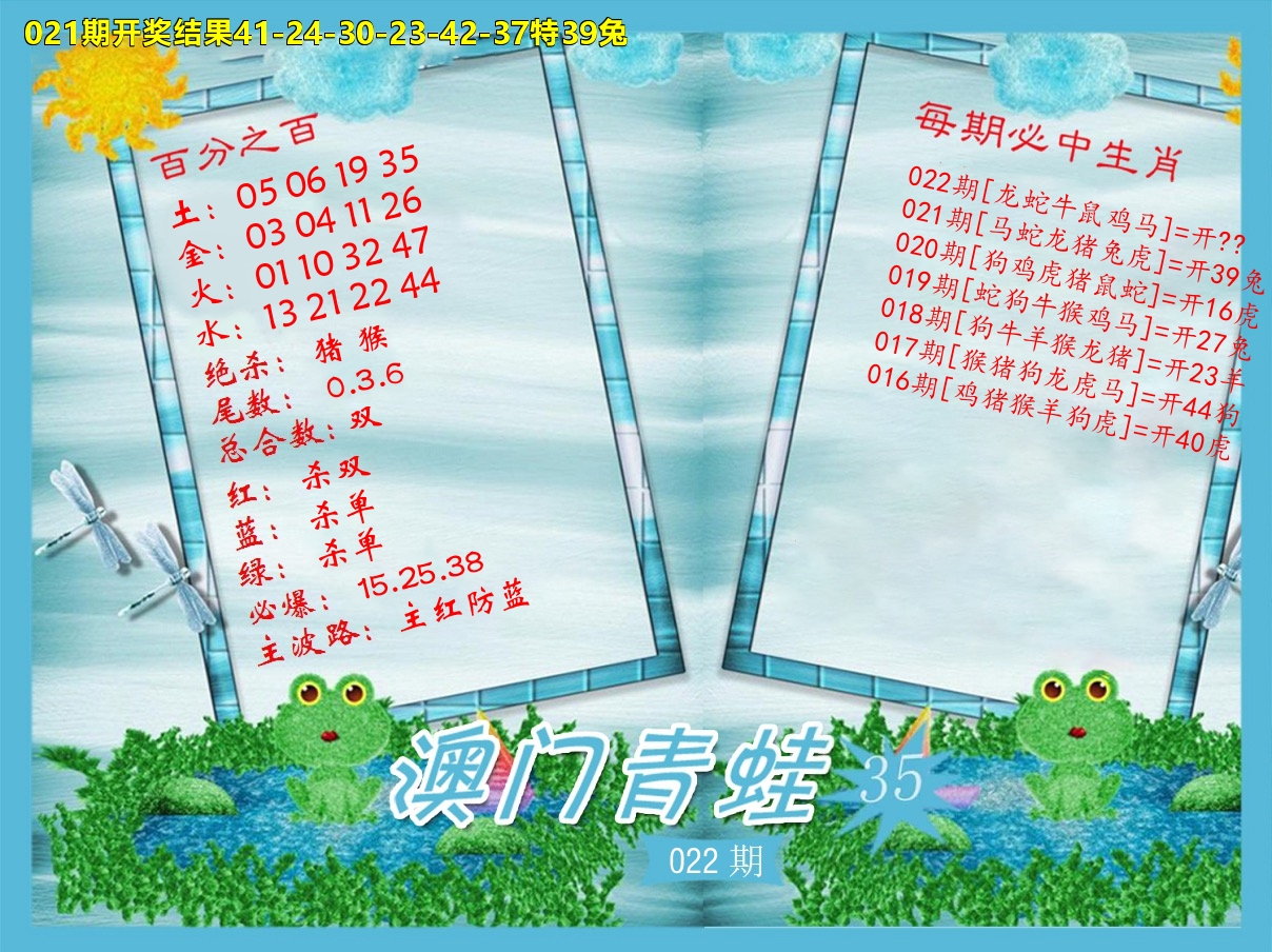 青蛙系列35 第22期