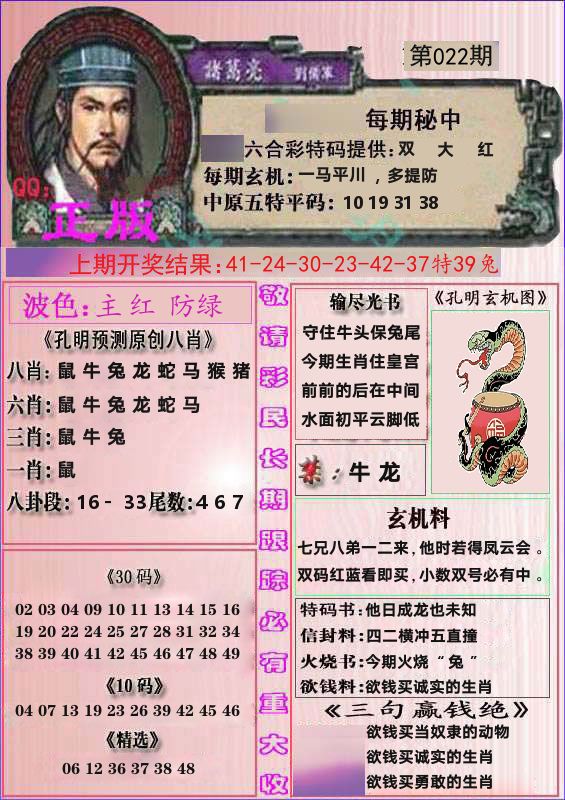 诸葛亮正版 第22期