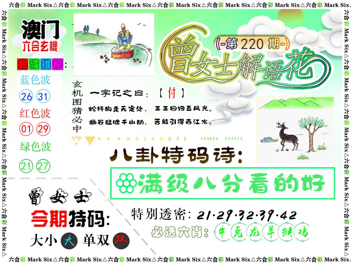 曾女士解语花 第220期