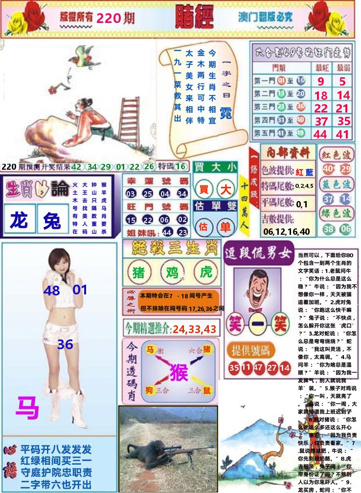 澳门赌经 第220期