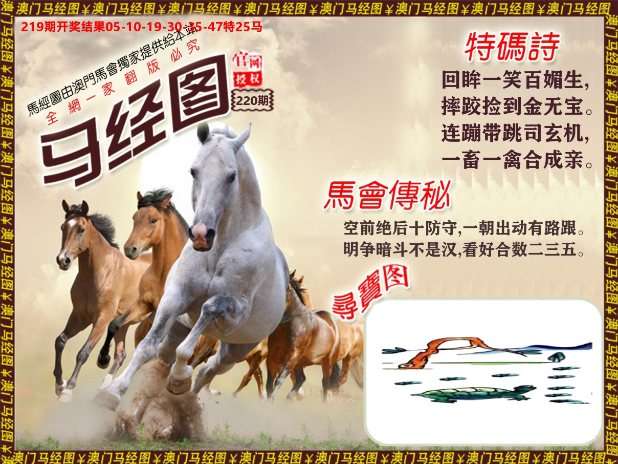 马经系列 第220期
