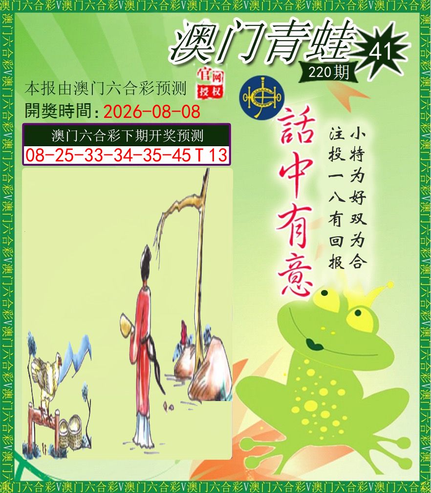 青蛙系列43 第220期