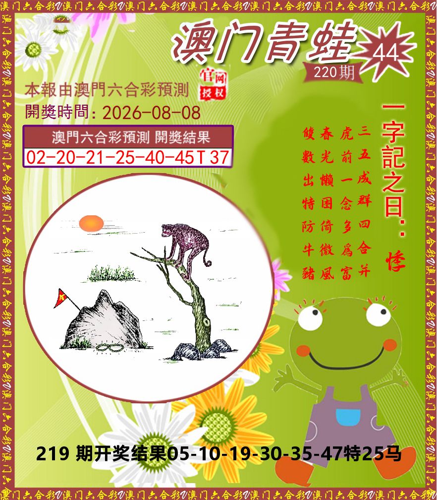 青蛙系列44 第220期