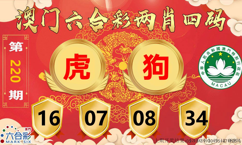 澳门两肖四码 第220期