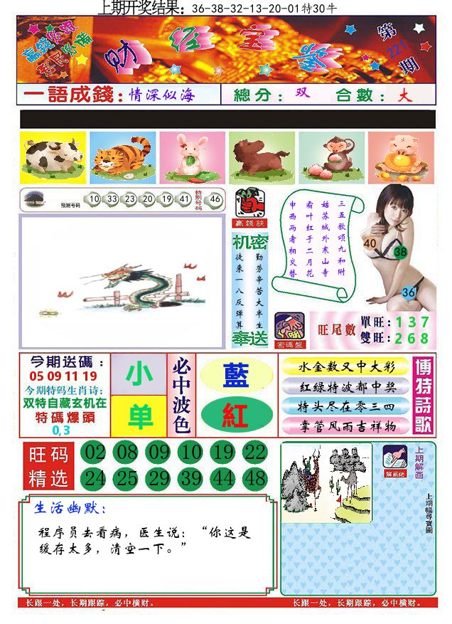 澳门财经宝鉴 第221期