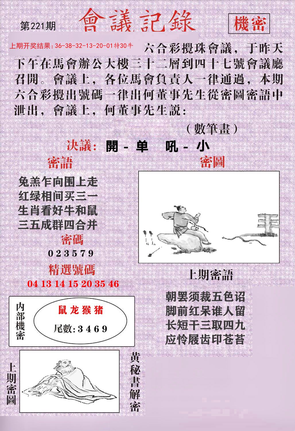 会议记录 第221期