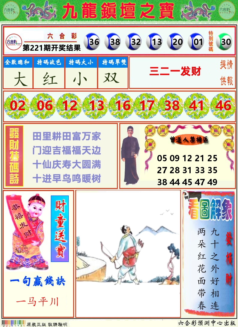 挂牌解特码A 第221期