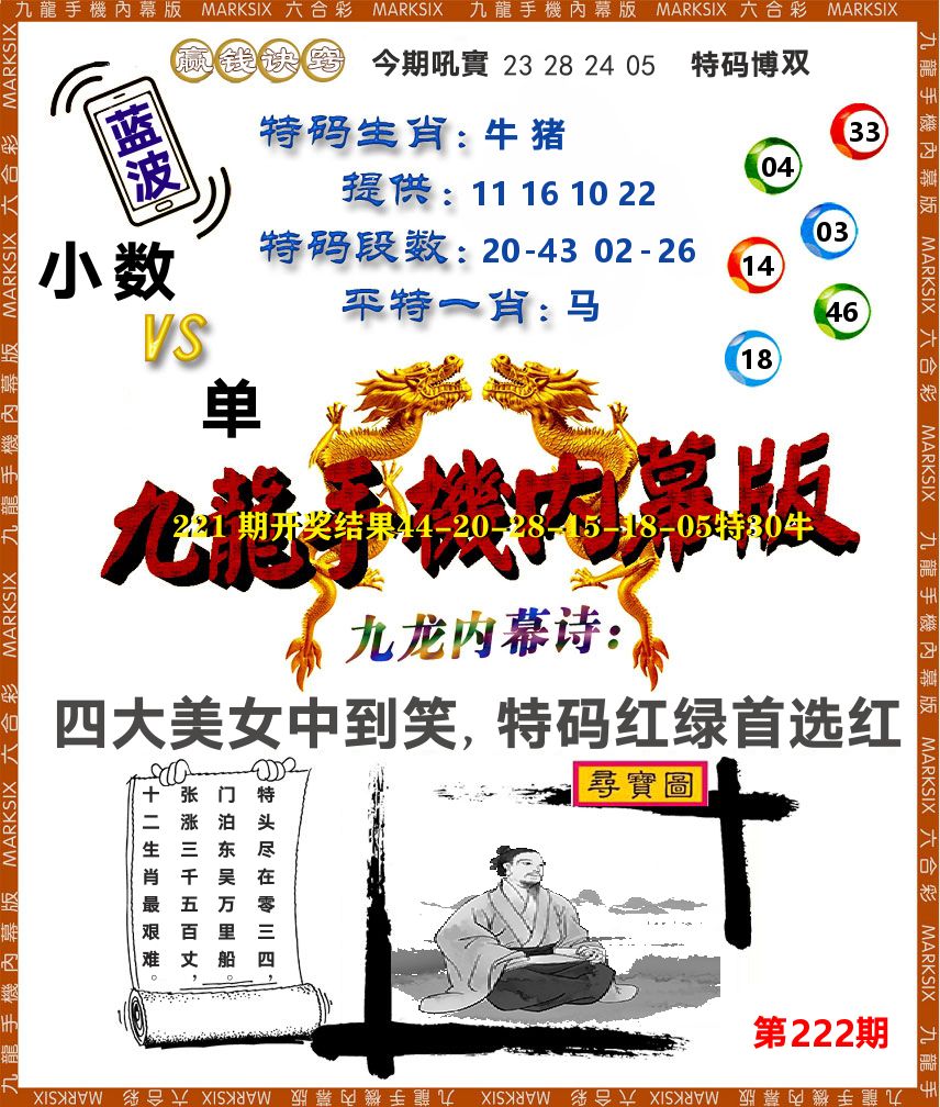 九龙手机内幕 第222期