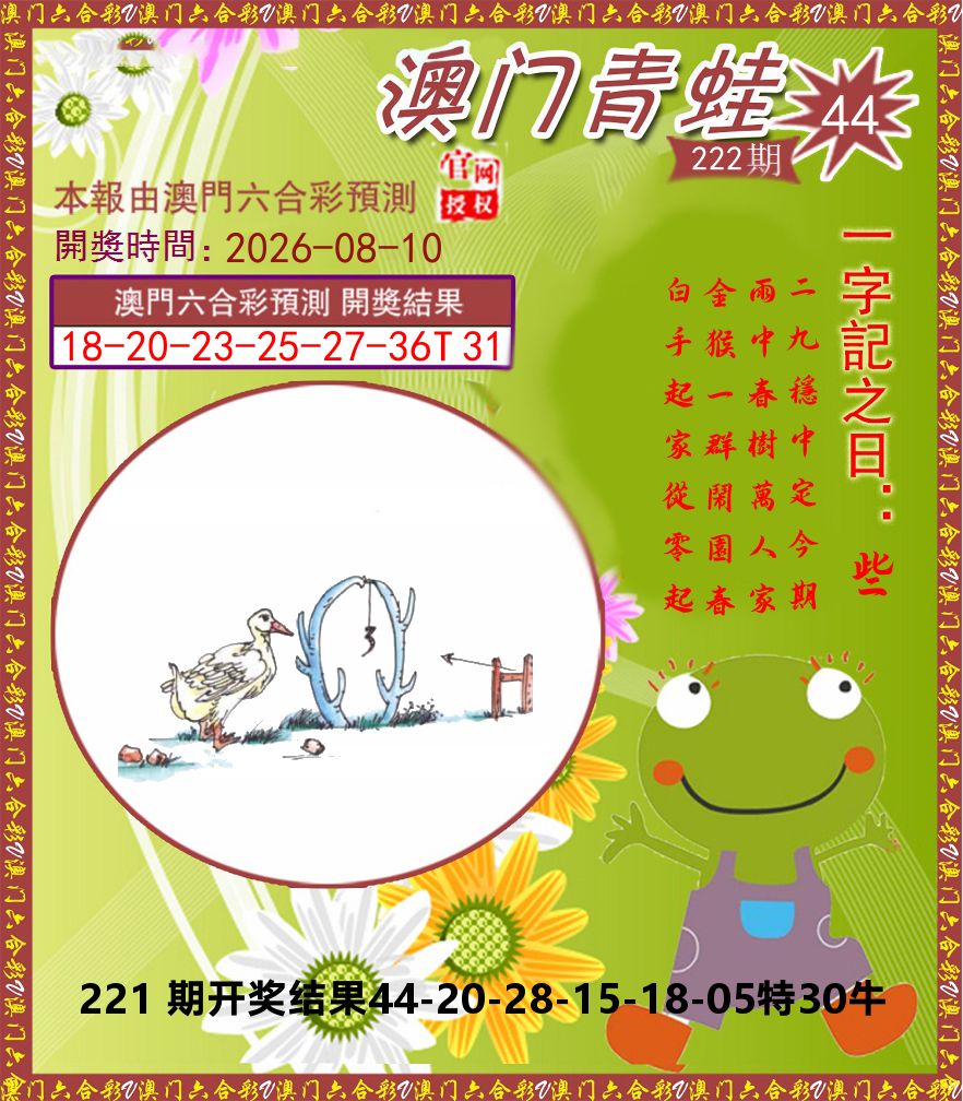 青蛙系列44 第222期