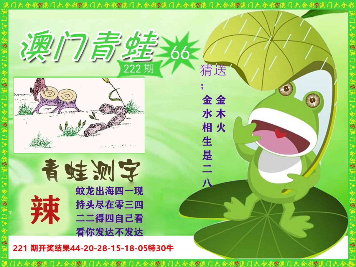 青蛙系列66 第222期