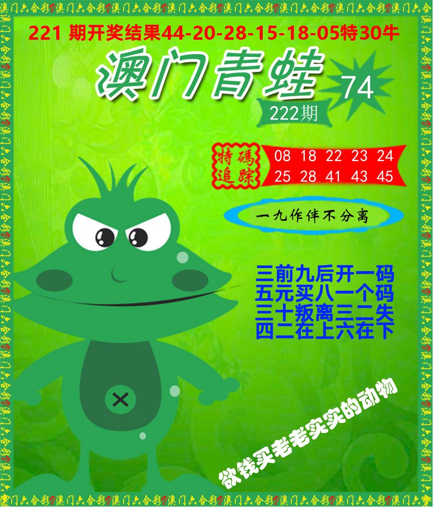 青蛙系列74 第222期
