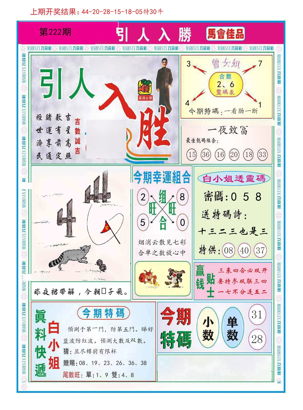 引人入胜 第222期