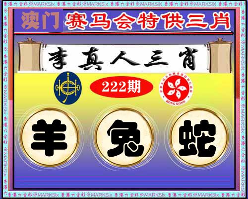 特供三肖 第222期