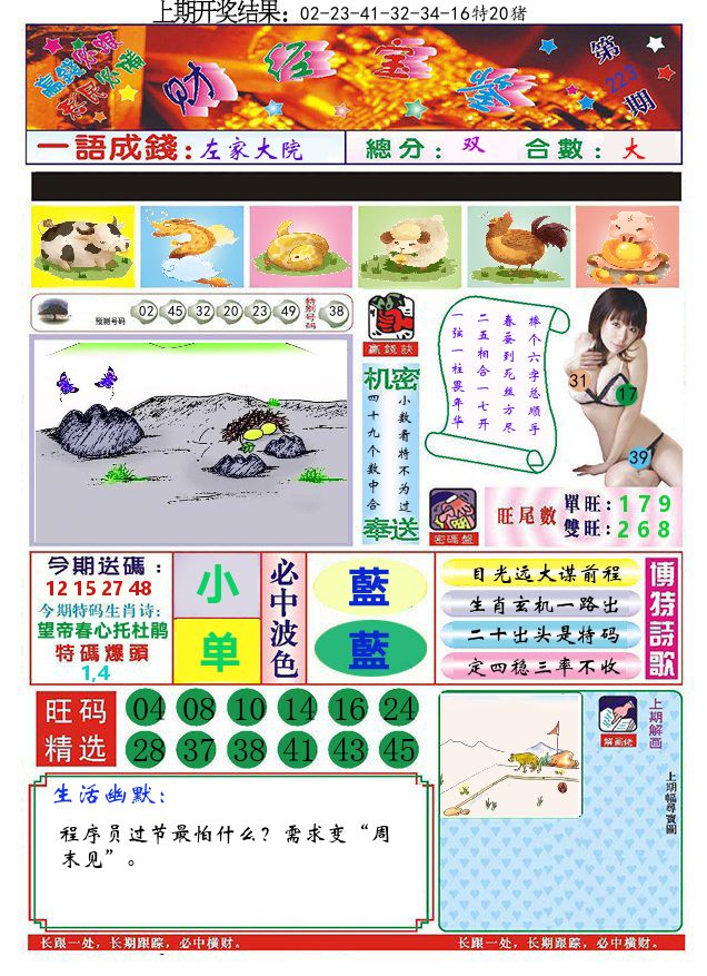 澳门财经宝鉴 第223期