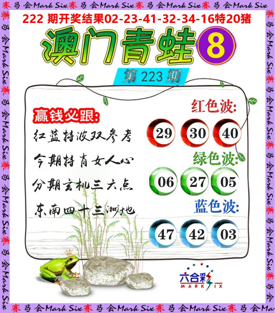 青蛙系列8 第223期