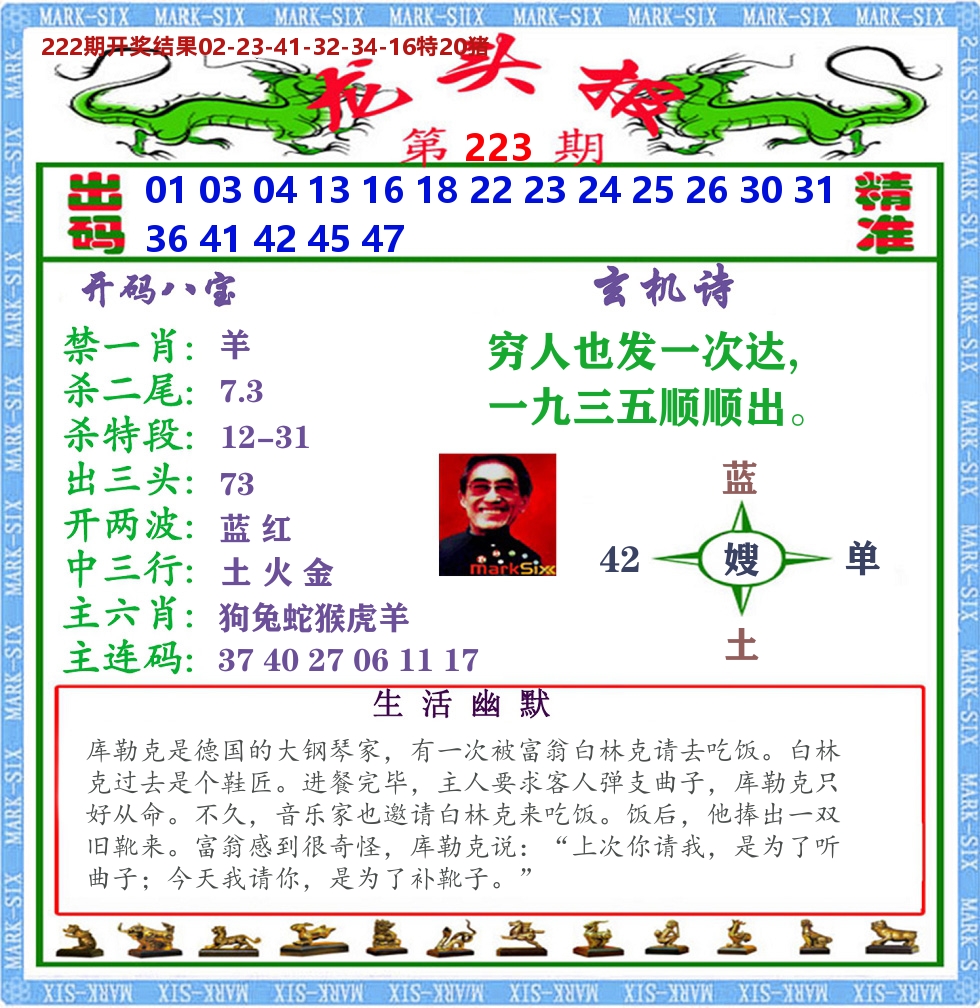 澳门龙头报 第223期