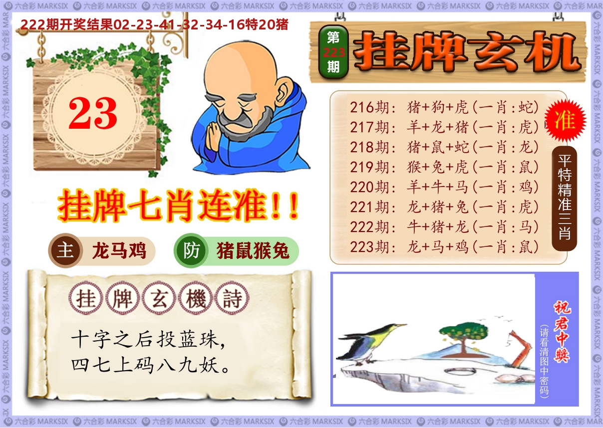 澳门挂牌玄机 第223期