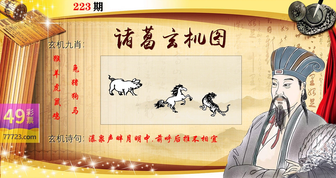 诸葛玄机图 第223期