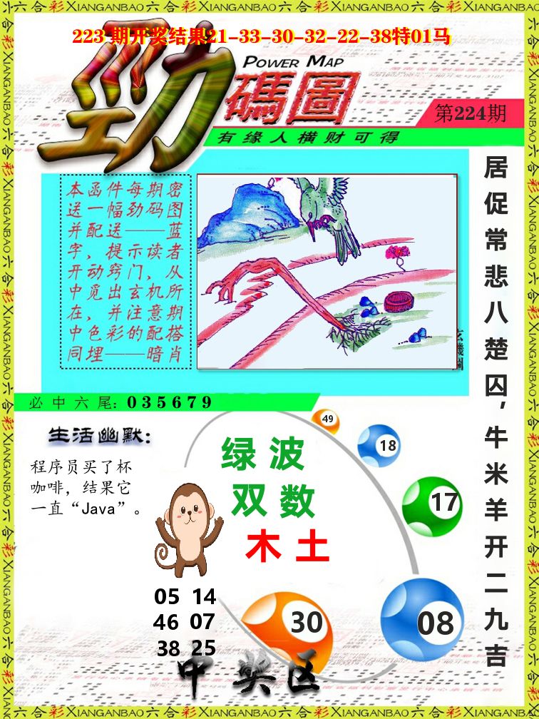 劲码图 第224期