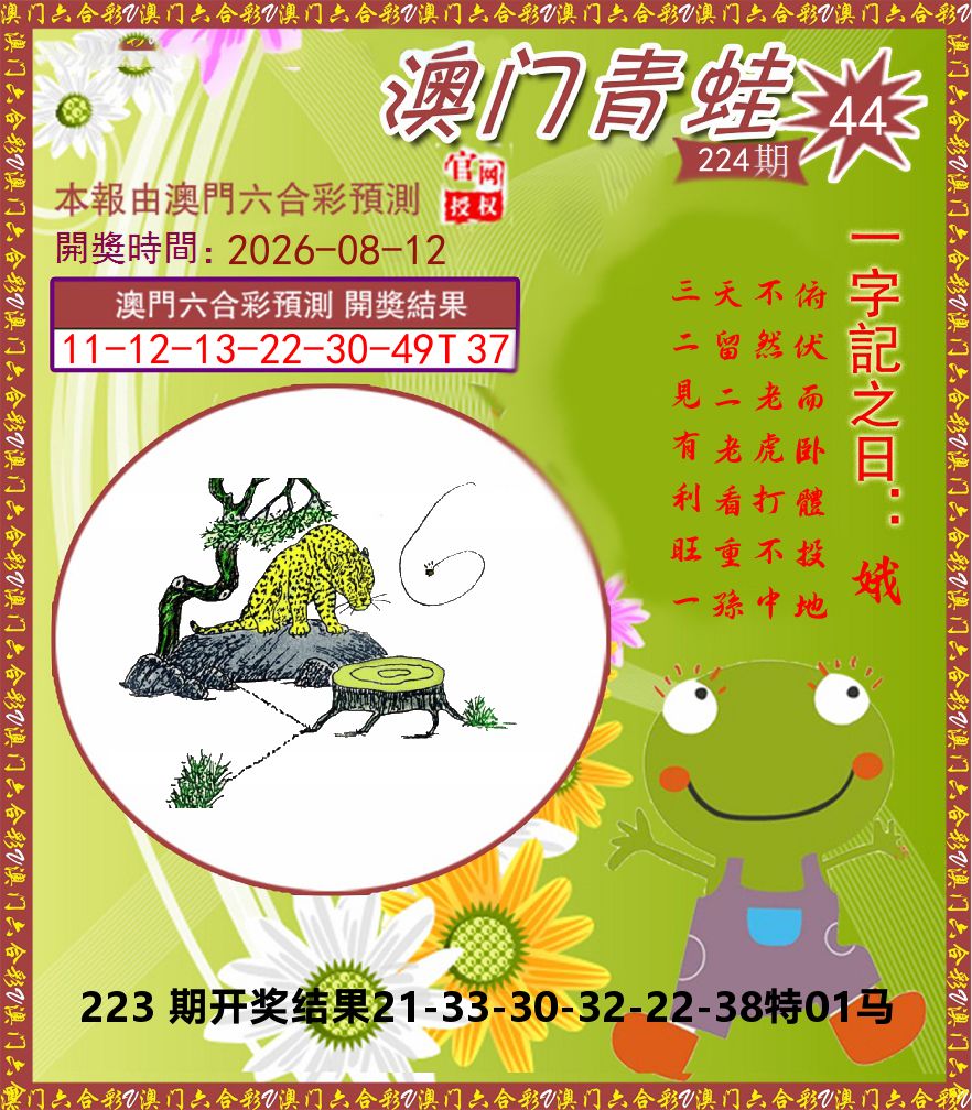 青蛙系列44 第224期