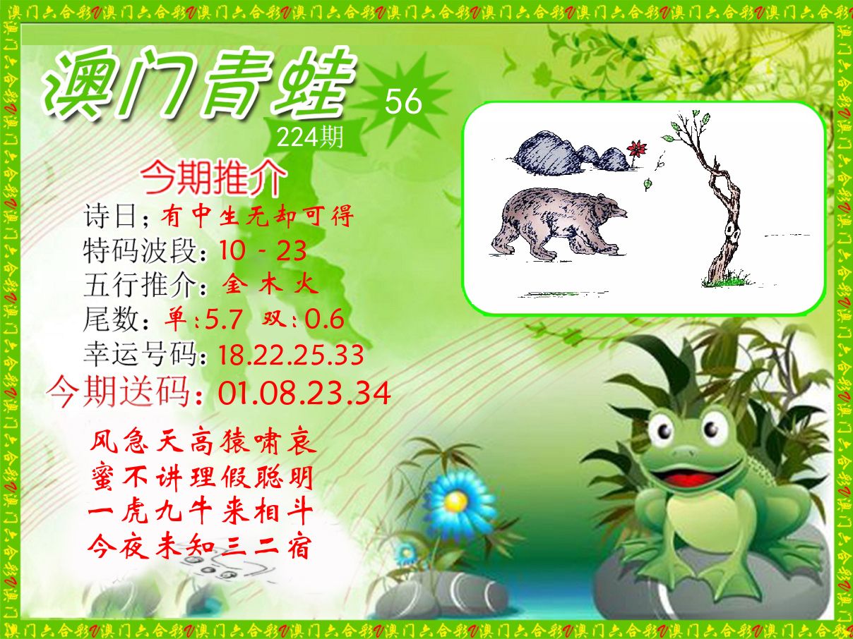 青蛙系列56 第224期