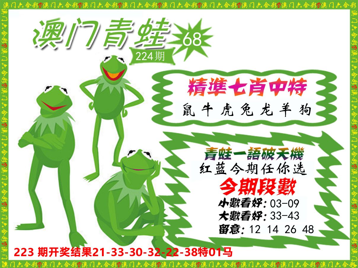 青蛙系列68 第224期